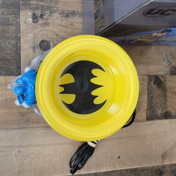 Scentsy Batman Superhero DC Full Size Wax Warmer NOB Plug In Light Blue Gray - Picture 3 of 16